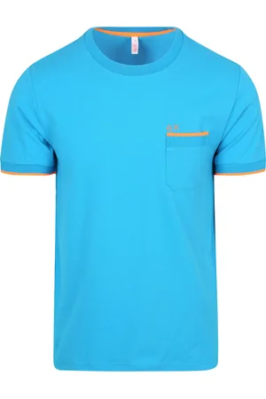 sun68 Piqué T-Shirt Fluo Stripe Größe M