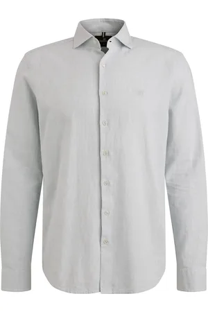 Vanguard Hemd Leinen Blend Blau Größe M