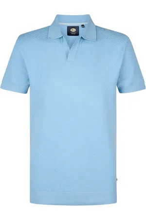 Petrol Industries Knitted Polo Blau Größe M