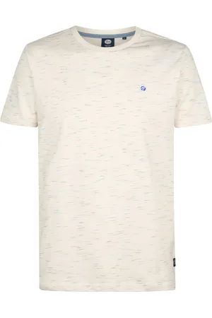 Petrol Industries T-Shirt Sandstone Melange Ecru Größe M