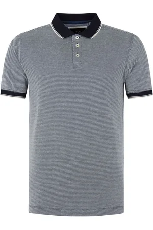 Suitable Knitted Polo Blau Größe M