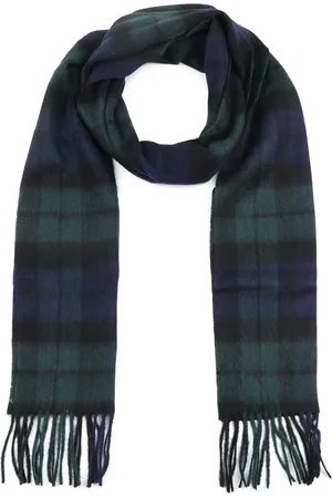 Barbour Schal Blackwatch Lambswool Dunkelgrün Dunkelblau Schwarz