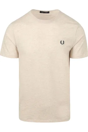 Fred Perry T-Shirt Ecru W50 Wollweiß Größe S
