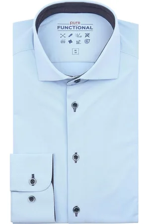 Pure Shirt Blau Größe 38