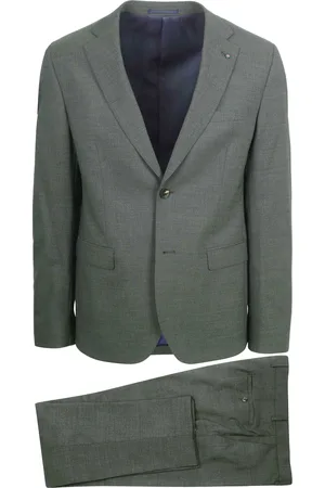 Suitable Toulon Suit Wool Olivgrün Dunkelgrün Größe 46