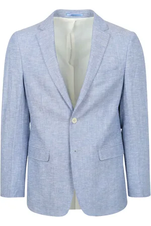 Suitable Blazer Leinen Panama Blau Größe 46
