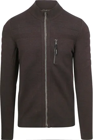 Vanguard Strickjacke Bonded Mouline Größe L