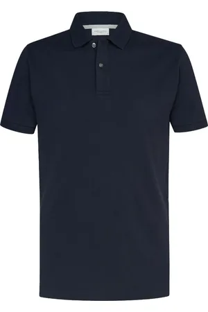 Profuomo Piqué Poloshirt Navy Dunkelblau Größe S