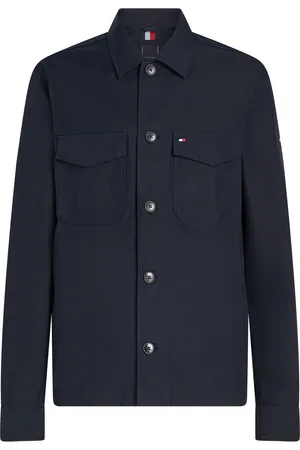 Tommy Hilfiger Hemdjacke Navy Dunkelblau Größe M