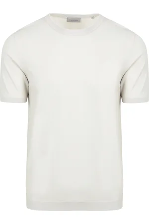 Suitable Knitted T-shirt Wap Ecru Weiß Größe S