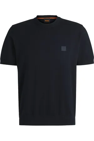 HUGO BOSS Knitted T-shirt Kanache Navy Dunkelblau Größe M