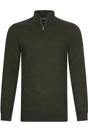 cavallaro Cavallaro Merino Half-Zip Grun Grün Größe XXL