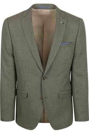 Suitable Heleen Blazer Melange Dunkelgrün Größe 25