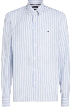 Tommy Hilfiger Hemd Leinen Blau Größe M