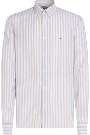 Tommy Hilfiger Hemd Leinen Streifen Größe M