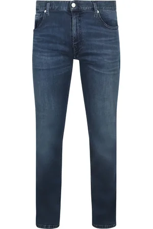 Alberto Slim Dual Flex Denim Dunkelblau Größe W 31 - L 34