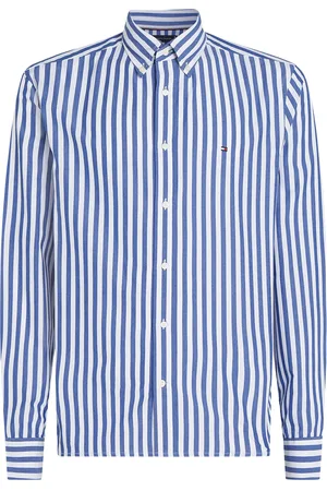 Tommy Hilfiger Poplin Hemd Streifen Größe M