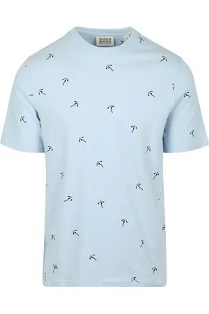 Scotch&Soda T-shirt Druck Blau Größe S