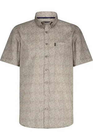 State of art Short Sleeve Hemd Leafs Größe M