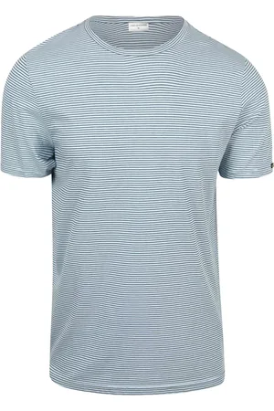 No Excess Stripes T-Shirt Blau Größe M