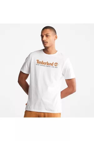 Timberland Herren Shirts - Wind, Water, Earth And Sky T-shirt Für Herren In Weiß