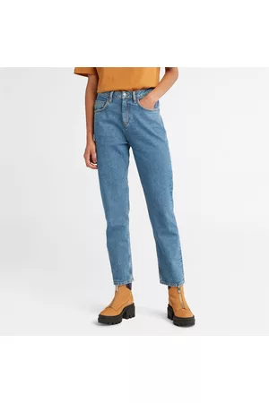 Timberland Damen Cropped Jeans - Jeans Mit Hohem Bund Aus Denim-hanf Für Damen In Hellblau Hellblau, Größe 23