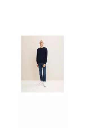 TOM TAILOR Herren TTJOSH Regular Slim Jeans, blau, Uni, Gr. 38/30, baumwolle