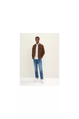 TOM TAILOR Herren TTJOSH Regular Slim Jeans COOLMAX®, blau, Uni, Gr. 32/32, baumwolle
