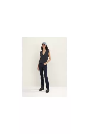 TOM TAILOR Damen TTALEXA Straight Jeans mit Bio-Baumwolle, blau, Uni, Gr. 25/32, biobaumwolle