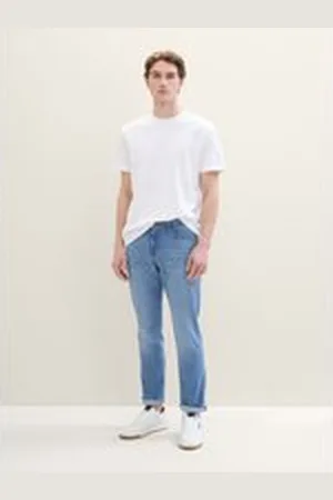TOM TAILOR Herren TTJOSH Regular Slim Ultralight Jeans, blau, Uni, Gr. 32/32, baumwolle