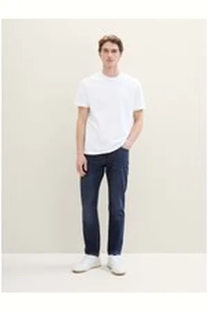 TOM TAILOR Herren TTJOSH Regular Slim Ultralight Jeans, blau, Uni, Gr. 32/32, baumwolle