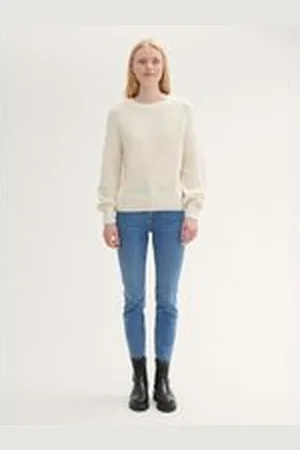 TOM TAILOR Damen TTLOTTE Slim Straight Ankle Jeans, blau, Uni, Gr. 30, baumwolle
