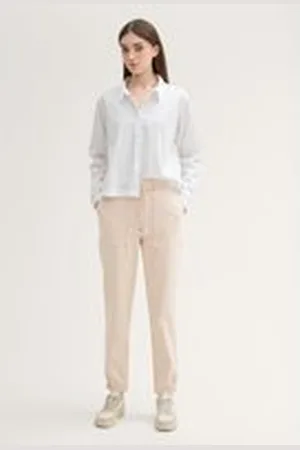 TOM TAILOR Damen Basic Joggpants, braun, Uni, Gr. XL, polyester