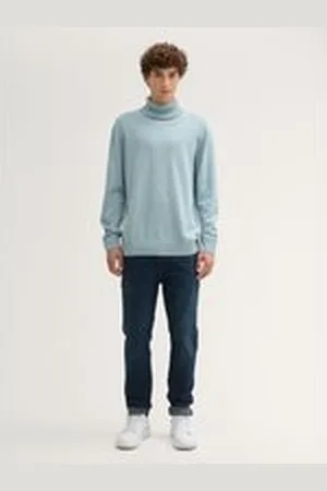 TOM TAILOR Herren TTTAPERED Superflex Slim Jeans, blau, Uni, Gr. 29/34, baumwolle