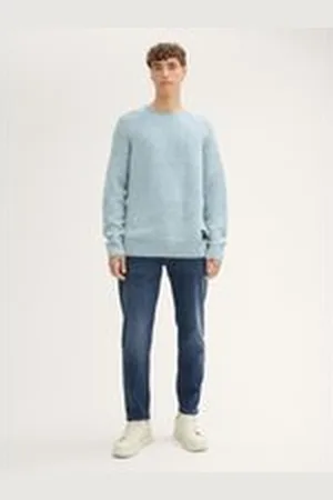 TOM TAILOR Herren TTTAPERED Superflex Slim Jeans, blau, Uni, Gr. 28/32, baumwolle