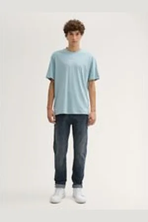 TOM TAILOR Herren TTTAPERED Superflex Slim Jeans, blau, Uni, Gr. 32/36, baumwolle