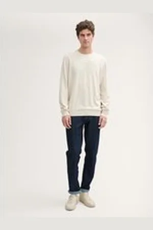 TOM TAILOR Herren TTTAPERED Regular Jeans aus Bio-Baumwolle, blau, Uni, Gr. 32/36, biobaumwolle