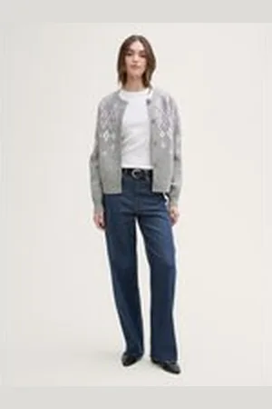 TOM TAILOR Damen Wide Leg Jeans mit Stretch-Anteil, blau, Uni, Gr. XS, lyocell_tencel