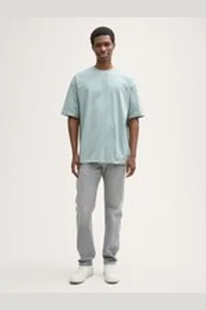 TOM TAILOR Herren TTPIERS Slim Jeans, grau, Uni, Gr. 32/36, baumwolle