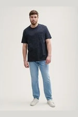 TOM TAILOR Herren Plus Size - TTPLUS Regular Jeans, blau, Uni, Gr. 44/32, baumwolle