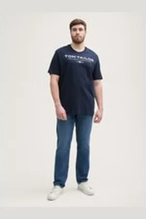 TOM TAILOR Herren Plus Size - TTPLUS Regular Jeans, blau, Uni, Gr. 44/32, baumwolle