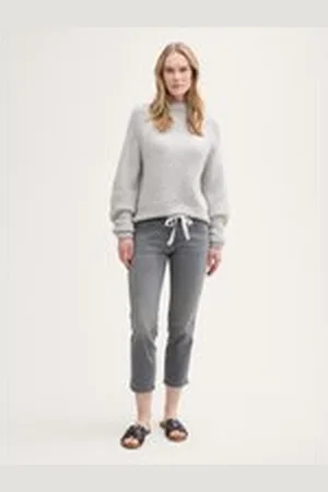TOM TAILOR Damen TTALEXA Slim Jeans, grau, Uni, Gr. 27/26, baumwolle