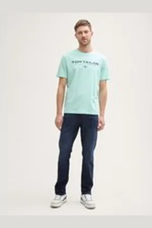 TOM TAILOR Herren TTJOSH Regular Slim Jeans, blau, Uni, Gr. 34/32, baumwolle