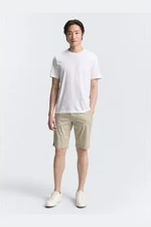 TOM TAILOR Herren Lightweight Chino Shorts mit Kordelzug, braun, Uni, Gr. 28, baumwolle