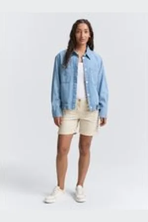 TOM TAILOR Damen Chino Bermuda Shorts, beige, Uni, Gr. 46, baumwolle