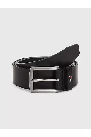 Tommy Hilfiger Denton Ledergürtel mit Flag-Gürtelschlaufe