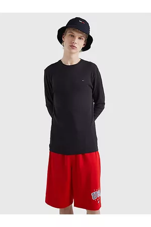 Tommy Hilfiger Slim Fit Langarmshirt aus reiner Baumwolle
