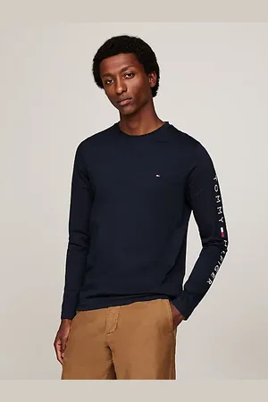 Tommy Hilfiger Slim Fit Langarmshirt mit Logo