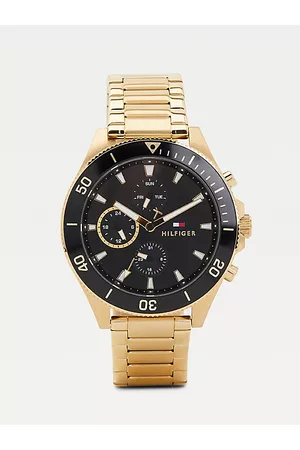Tommy Hilfiger Vergoldete Multifunktions-Armbanduhr