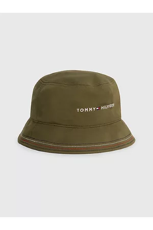 Tommy Hilfiger Herren Hüte - Fischerhut mit Logo-Stickerei und Ziernähten